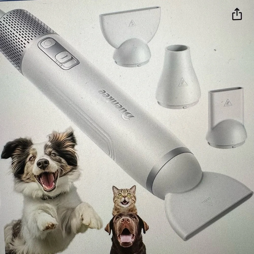 Blow dryer for pet grooming